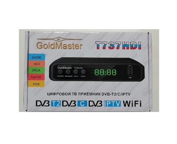 ТВ ресивер GOLD MASTER GM T737HDI