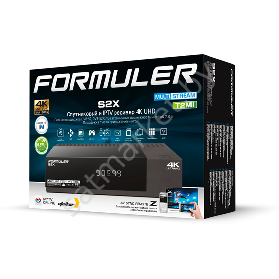 Спутниковый и IPTV ресивер Formuler S2X 4K UHD